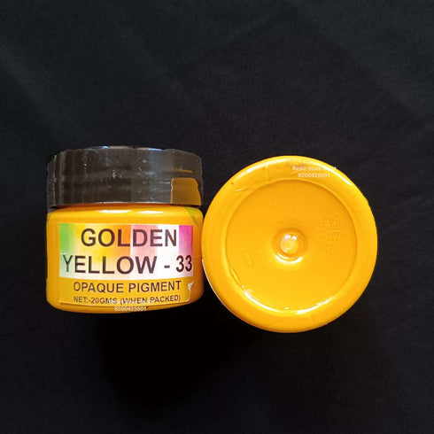 Golden Yellow Opaque Pigments For Resin